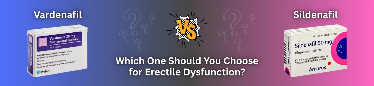 Vardenafil vs Sildenafil