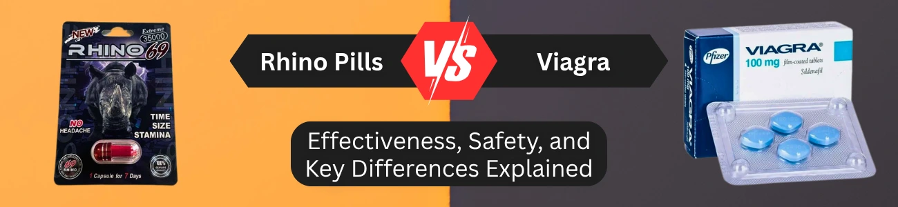 Rhino Pills vs Viagra
